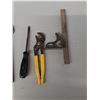 Image 2 : Channel Locks, Framing Hammer, Measuring Square, Misc.