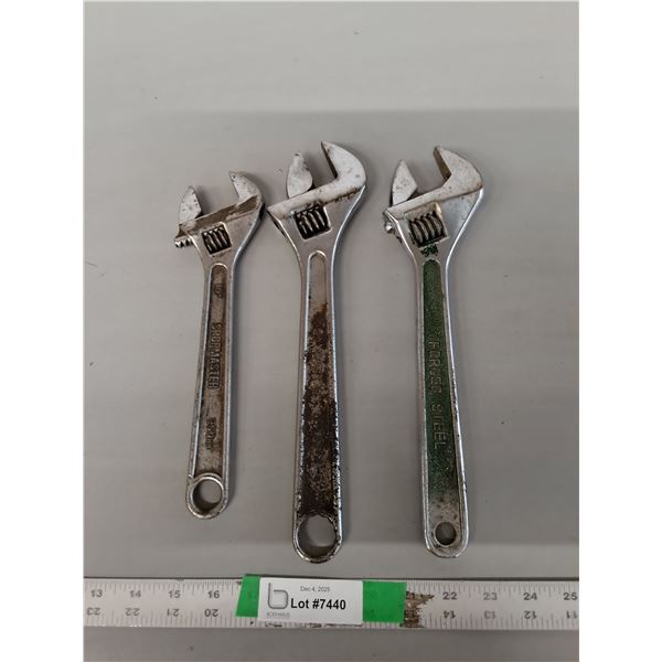 (3) Wrenches Up to 12"
