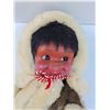 Image 2 : Eskimo Vinyl Body & Fur Coat - 13.5" Tall