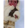 Image 3 : Eskimo Vinyl Body & Fur Coat - 13.5" Tall