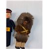 Image 2 : (5) Vintage Blinking Eye Dolls - Eskimo, Salvation Army, British Soliders