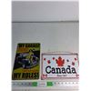 Image 1 : (2) Metal Signs- Garage, Canada, 7.5" by 11.5"