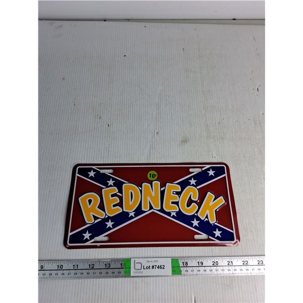 Metal Sign- Redneck, 6" By 12"