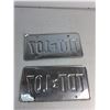 Image 2 : (2) Metal License Plates- Minnesota, 12" By 6.5"