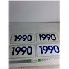 Image 1 : (4) 1990 Plastic Signs