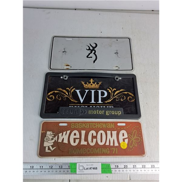 (3) Metal Signs- Ffun Motor Group VIP