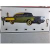 Image 3 : Wooden Plaque With Metal Sign and Wooden Car, 14" By 14"