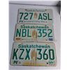 Image 2 : (6) Saskatchewan License Plate