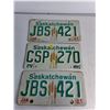 Image 2 : (5) Saskatchewan License Plate
