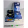 Image 1 : LED Work Light, Batteries, Respirator- As Is