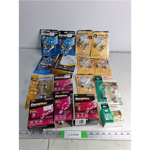 Assorted Lightbulbs- Sylvania, Duramax