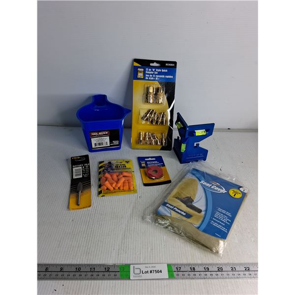 "M" Style Quick Coupler Set, Anti-Corrosion Battery Washers, Rotary File