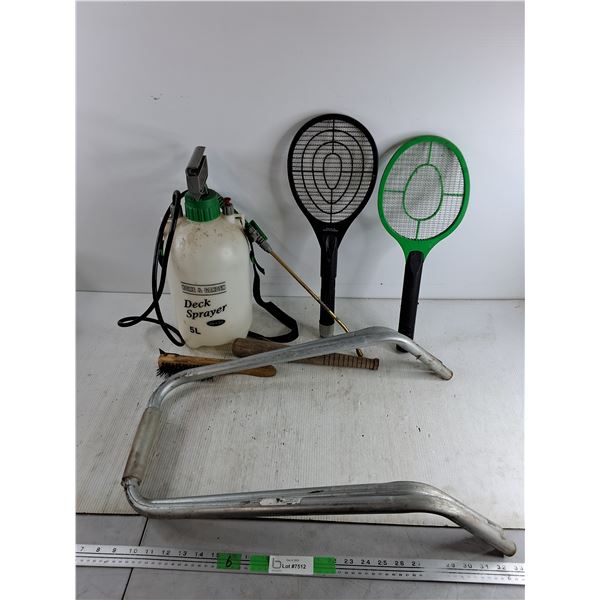 5L Deck Sprayer, Electric Fly Swatters, Metal Brush, Misc, Cannot Ship