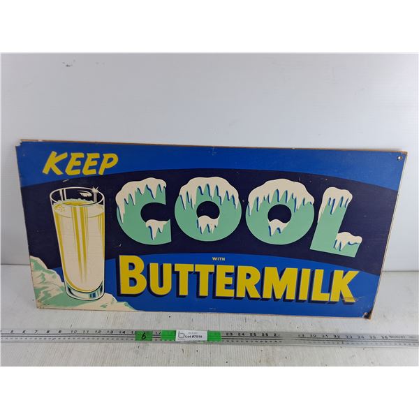 Vintage Keep Cool with Buttermilk 30" x 15"