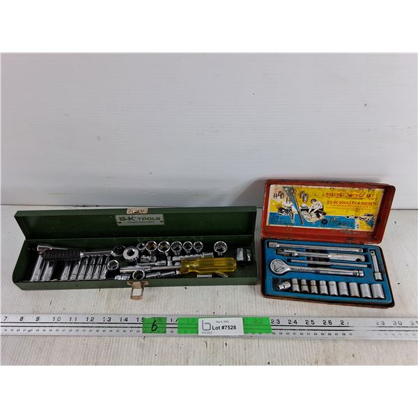 (2) Ratchet Socket Sets