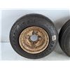 Image 2 : (2) Carlisle Sport Trail Pneumatic Wheels - 4.80-8, Pickup Only