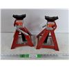 Image 1 : (2) Motomaster 3 Ton Axle Stands
