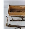 Image 2 : Various Utility Torches, Wooden Crate 21" x 5" x 8"