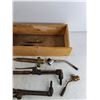 Image 3 : Various Utility Torches, Wooden Crate 21" x 5" x 8"