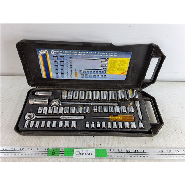 Zellers 52 pc Combination Ratchet Socket Set