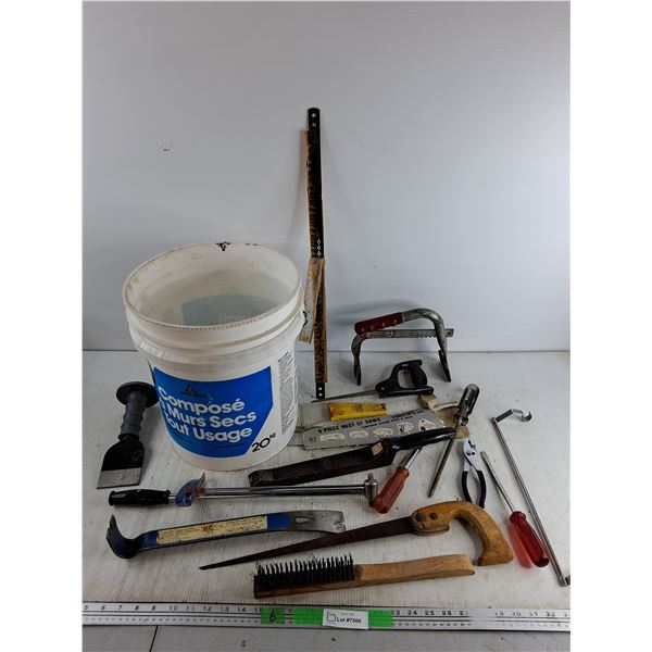 Torque Wrench, Pry Bar, Hole Saw, Pliers, Wire Brush, Screwdrivers, Misc , Cannot Ship