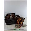 Image 1 : Safety Harness, Braided Rope, Rigging Pulleys , Milk Crate 11" x 13" x 11", Cannot Ship