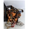 Image 4 : Safety Harness, Braided Rope, Rigging Pulleys , Milk Crate 11" x 13" x 11", Cannot Ship