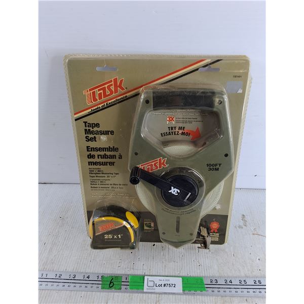 Task Tape Measure Set - New