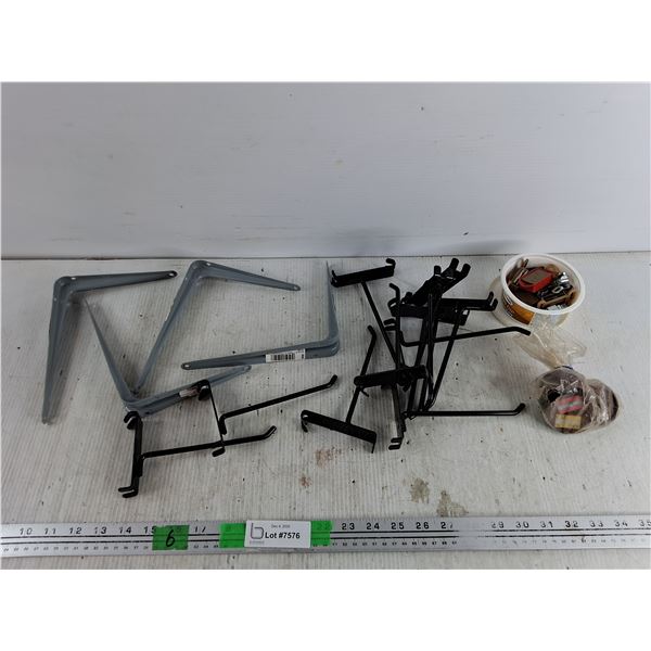 Shelf & Price Tag Brackets, Cupboard Magnets, Misc