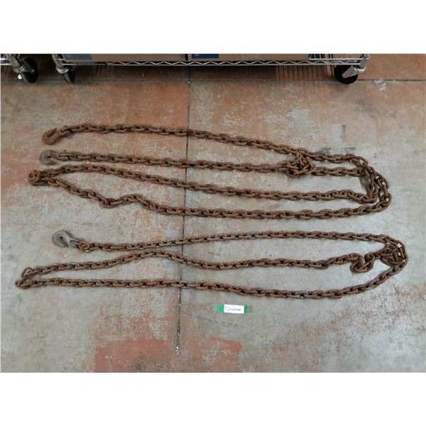 (2) Chains - 12' & 16', Cannot Ship