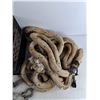 Image 4 : 28' Thick Braided Rope, Milk Crate, Anchor Shackles, Misc