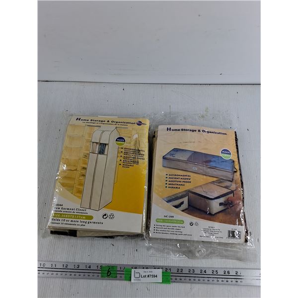 (2)  Garment Closets