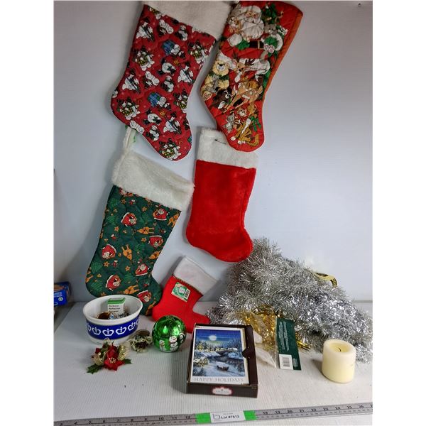 Christmas Stockings, Christmas Tinsel, Christmas Cards