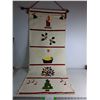 Image 1 : Christmas Hanging Wall Fabric Decor- H 40' L 19"