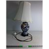 Image 1 : Painted Ceramic Lamp, H 22"- As is