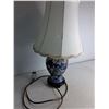 Image 2 : Painted Ceramic Lamp, H 22"- As is