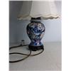 Image 3 : Painted Ceramic Lamp, H 22"- As is