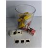 Image 5 : Vintage Photo Slides, Gift Wrap/Bags, Glasses Case - PICK UP ONLY