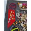 Image 2 : Large Assortment of Costume Jewelry, Commemorative Pins, Watches, Misc.