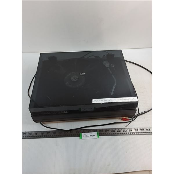 LXI Turntable - See Consignor's Note - 17x14x5"