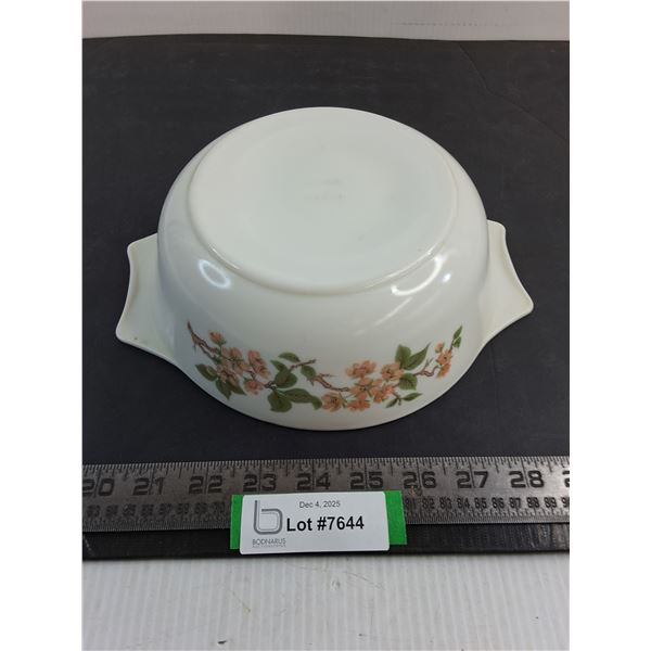 Vintage Pyrex "Cherry Blossom" 8" Mixing Bowl