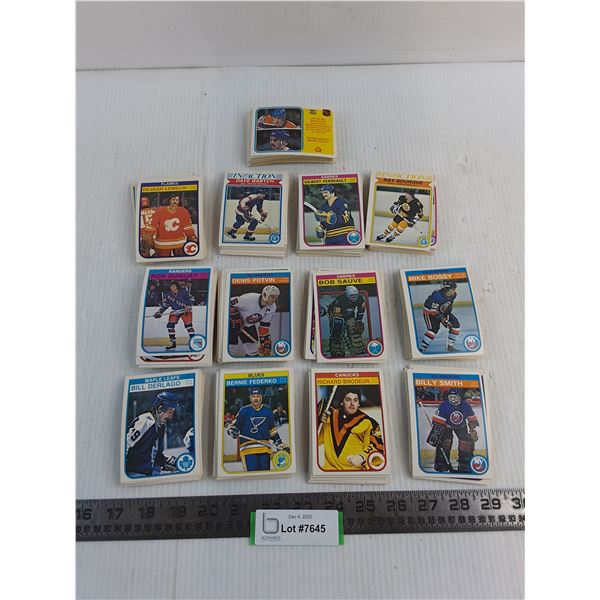 Large Quantity of OPC 1982 NHL Collector Cards - Authenticity Not Guaranteed