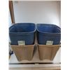 Image 1 : * (4) Storage Bins - No Lids (2-18x23x13", 2-23x16x17") - Pickup Only