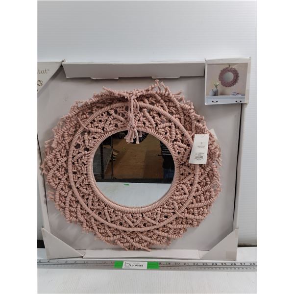 Macrame Wall Art  Dia 22 Inches- NIB Cannot Ship