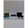 Image 1 : (2) Sunglasses & (1) Reading Glasses Lot - Oscar Delarenta, Vcii, Foster Grant