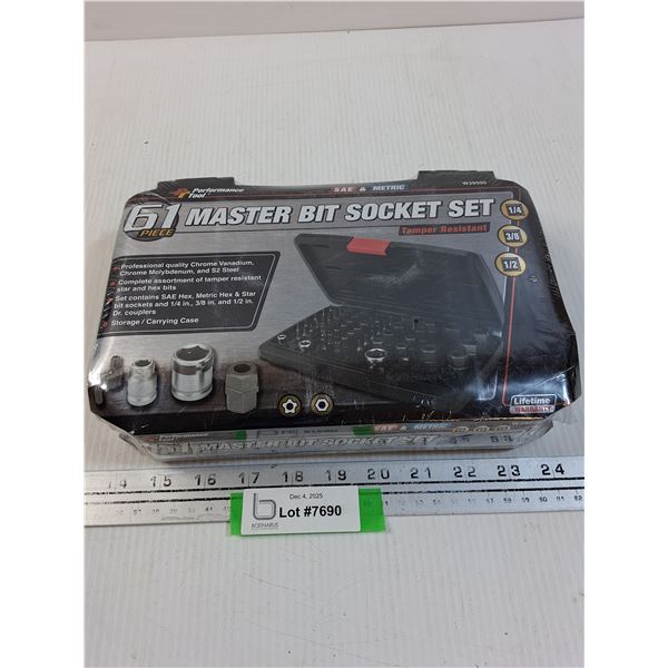 Performance Tool Brand Socket Set - Sealed