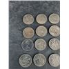 Image 2 : (12) Canadian 50 Cent Coins