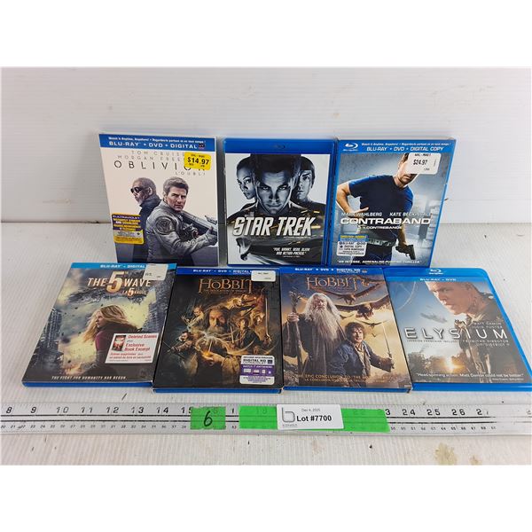 Blu Ray & DVD Movies - Star Trek, The Hobbit, Contraband