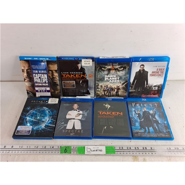 Blu Ray & DVD Movies - Captain Phillips, Priest, Spectre 007