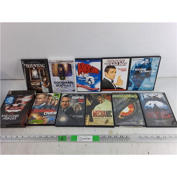DVD Movies - Fighting Heroes, A Haunting Evil, The Mechanic